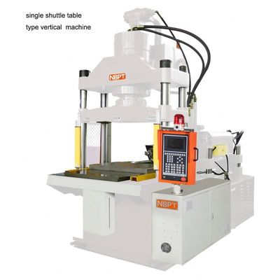 Verticale enkelvoudige verticale shuttle tafel plastic spuitgietmachine
