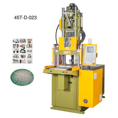 Hoge efficiëntie 45 ton enkel glijden shuttle tafel verticale spuitgietmachine