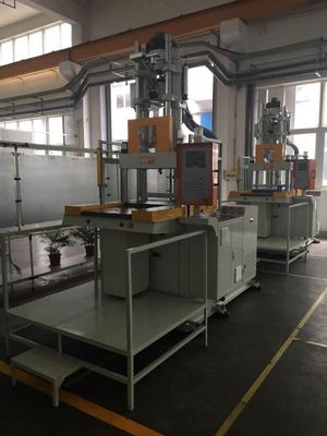 Verticale enkel glijtafel Verticale luchtfilter Plastic injectie gietmachine 45T
