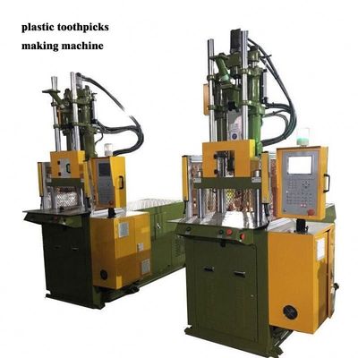 Verticale MINI Automatische Servo Plastic Injection Molding Machine Maak 55ton Tandpieker
