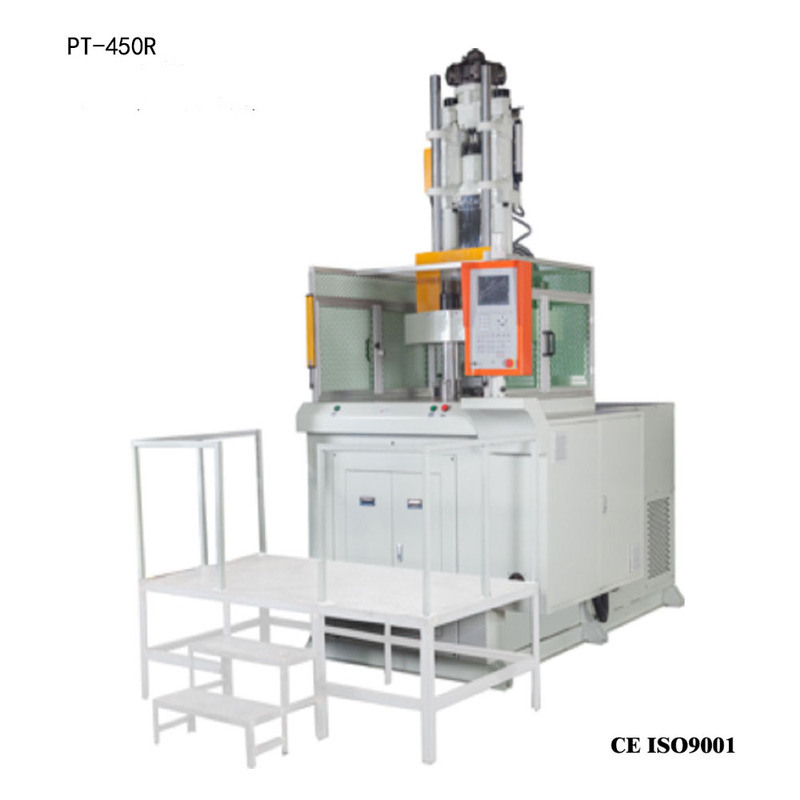 Verticale roterende hoog efficiënte verticale plasticspuitgietmachine